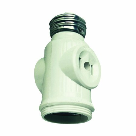 COOPER INDUSTRIES Arrow Hart Current Tap, 660 W, 2-Outlet, Light Almond 715-3W-SP